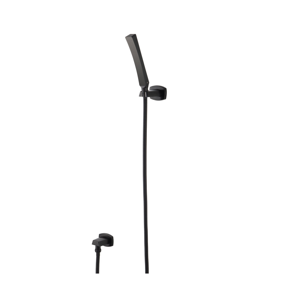 Flusso Serie 240 240.1006 Hand Shower Set With Wall Elbow, Holder and Hose
