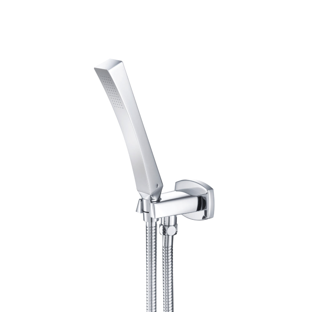 Flusso 240.1026 Hand Shower Set With Wall Elbow, Holder and Hose