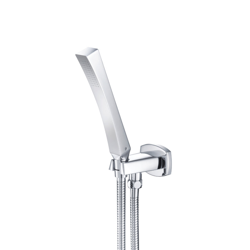 Flusso 240.1026 Hand Shower Set With Wall Elbow, Holder and Hose