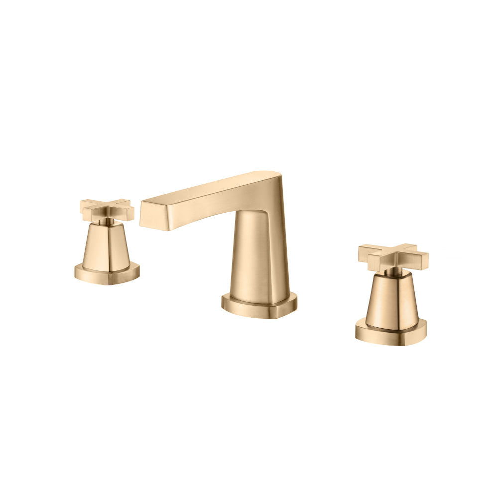 Flusso Serie 240 240.2000 Three Hole 8" Widespread Two Handle Bathroom Faucet - Parent