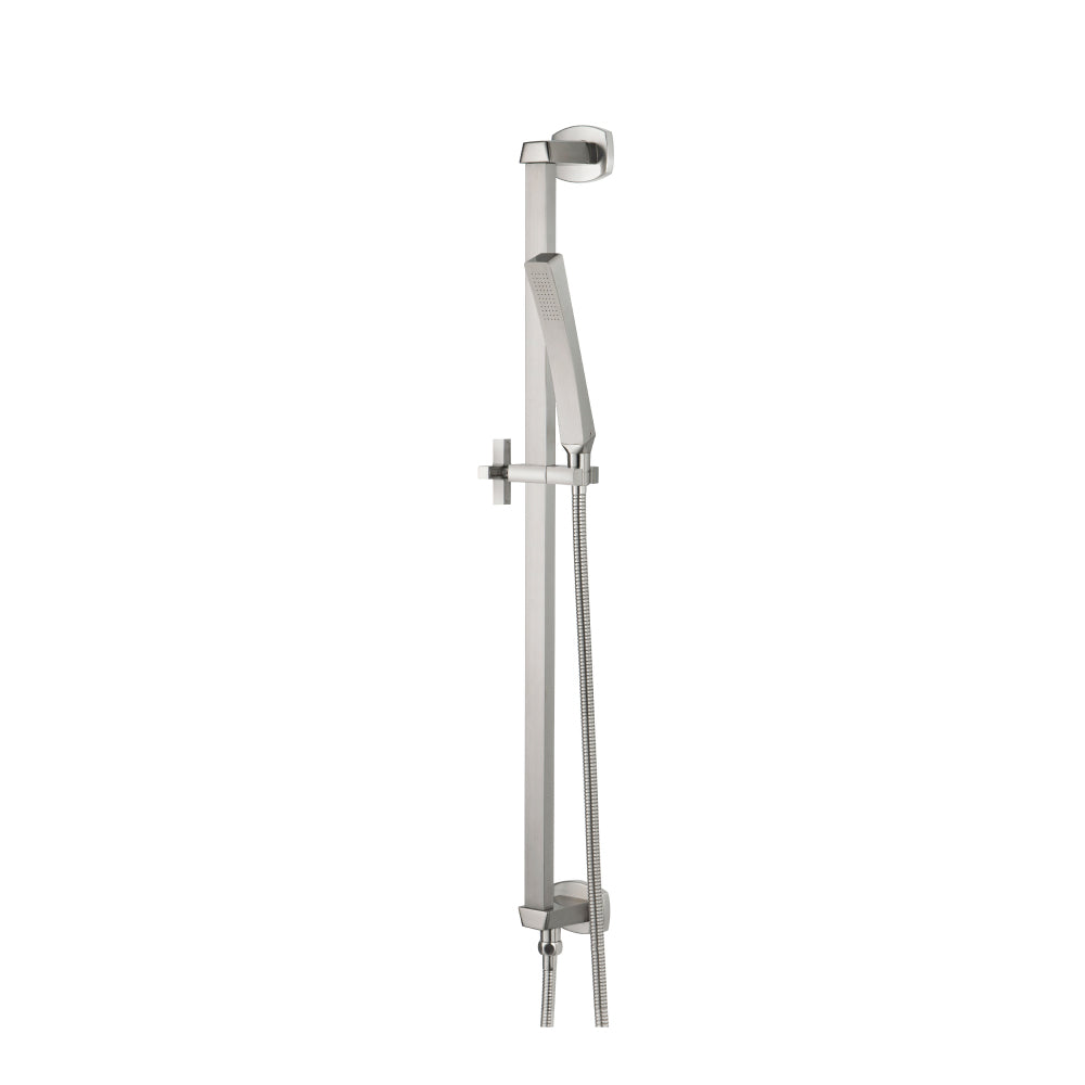 Flusso 240.2016 Hand Shower Set with Slide Bar, Integrated Elbow & Hose