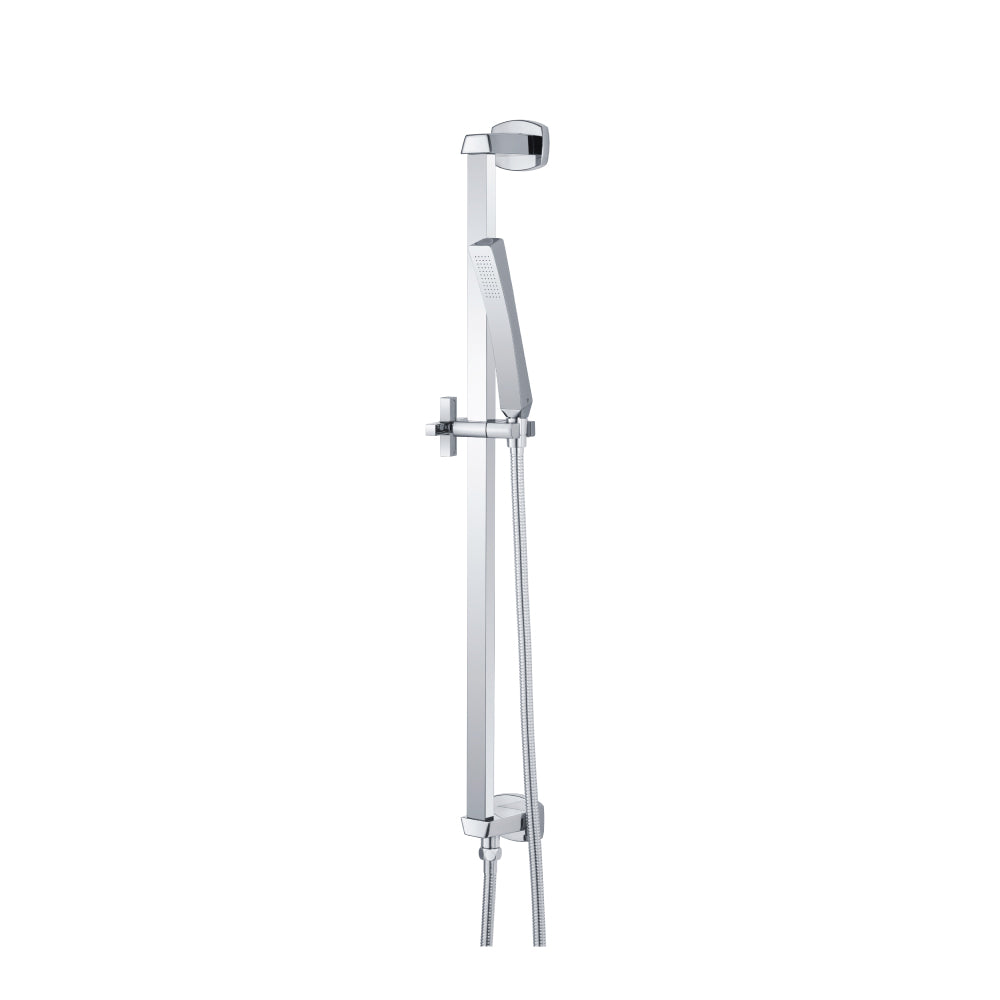 Flusso 240.2016 Hand Shower Set with Slide Bar, Integrated Elbow & Hose