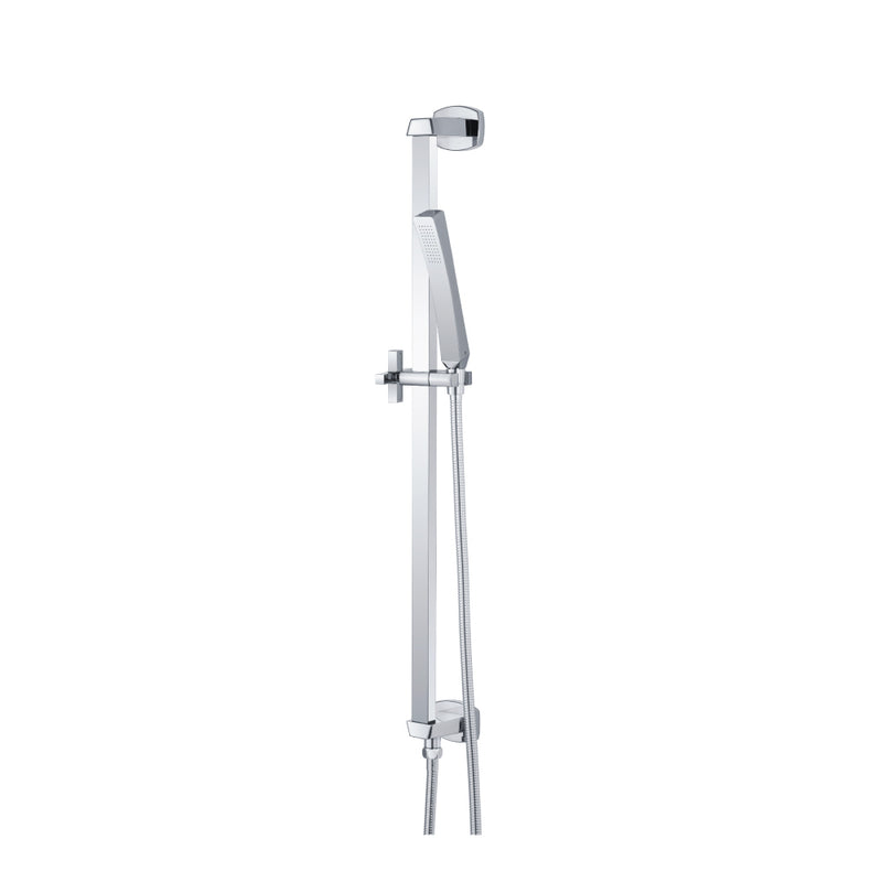 Flusso 240.2016 Hand Shower Set with Slide Bar, Integrated Elbow & Hose