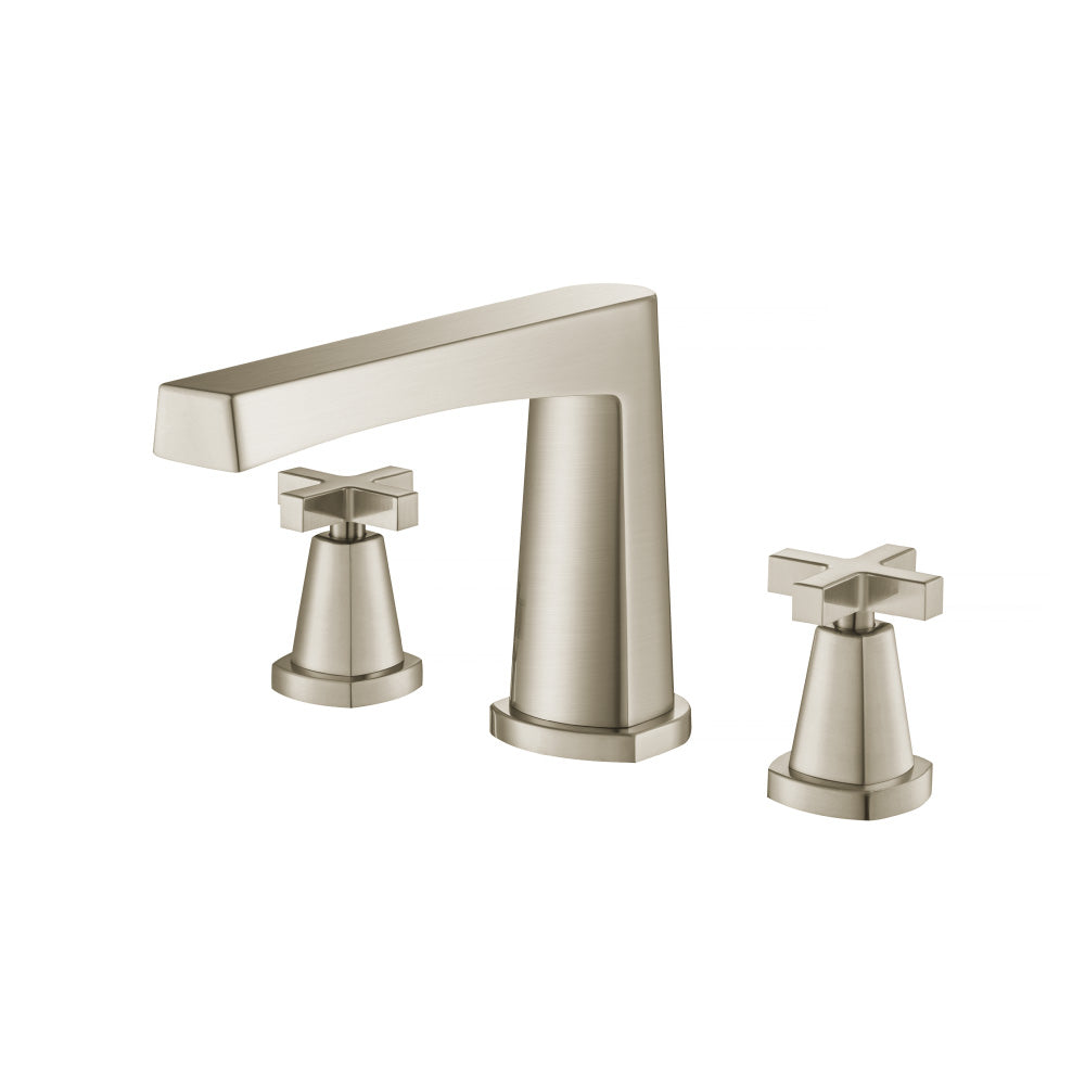 Flusso Serie 240 240.2410 3 Hole Deck Mount Roman Tub Faucet