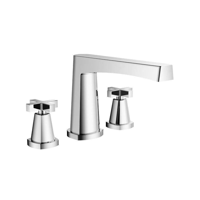 Flusso Serie 240 240.2410 3 Hole Deck Mount Roman Tub Faucet