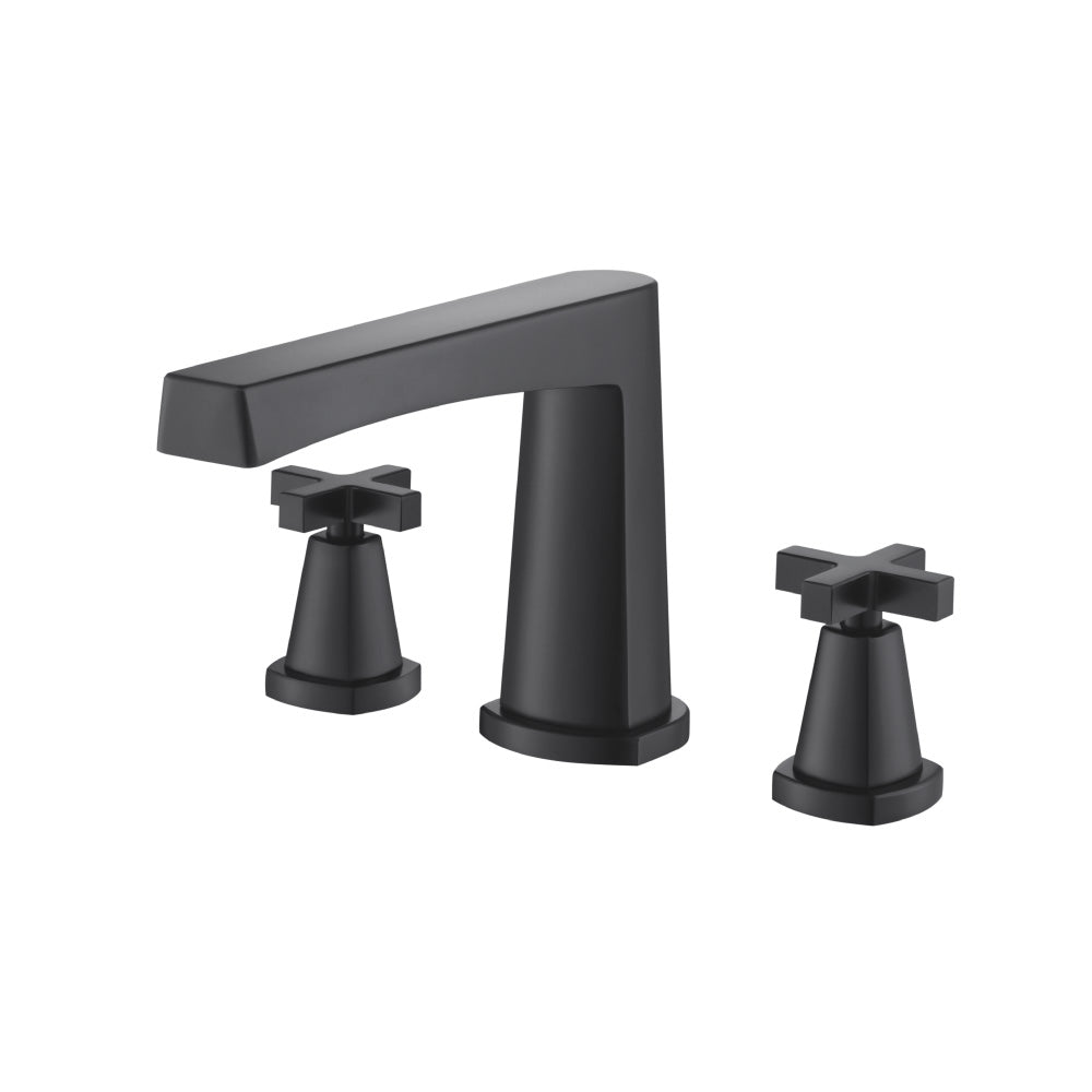 Flusso Serie 240 240.2410 3 Hole Deck Mount Roman Tub Faucet