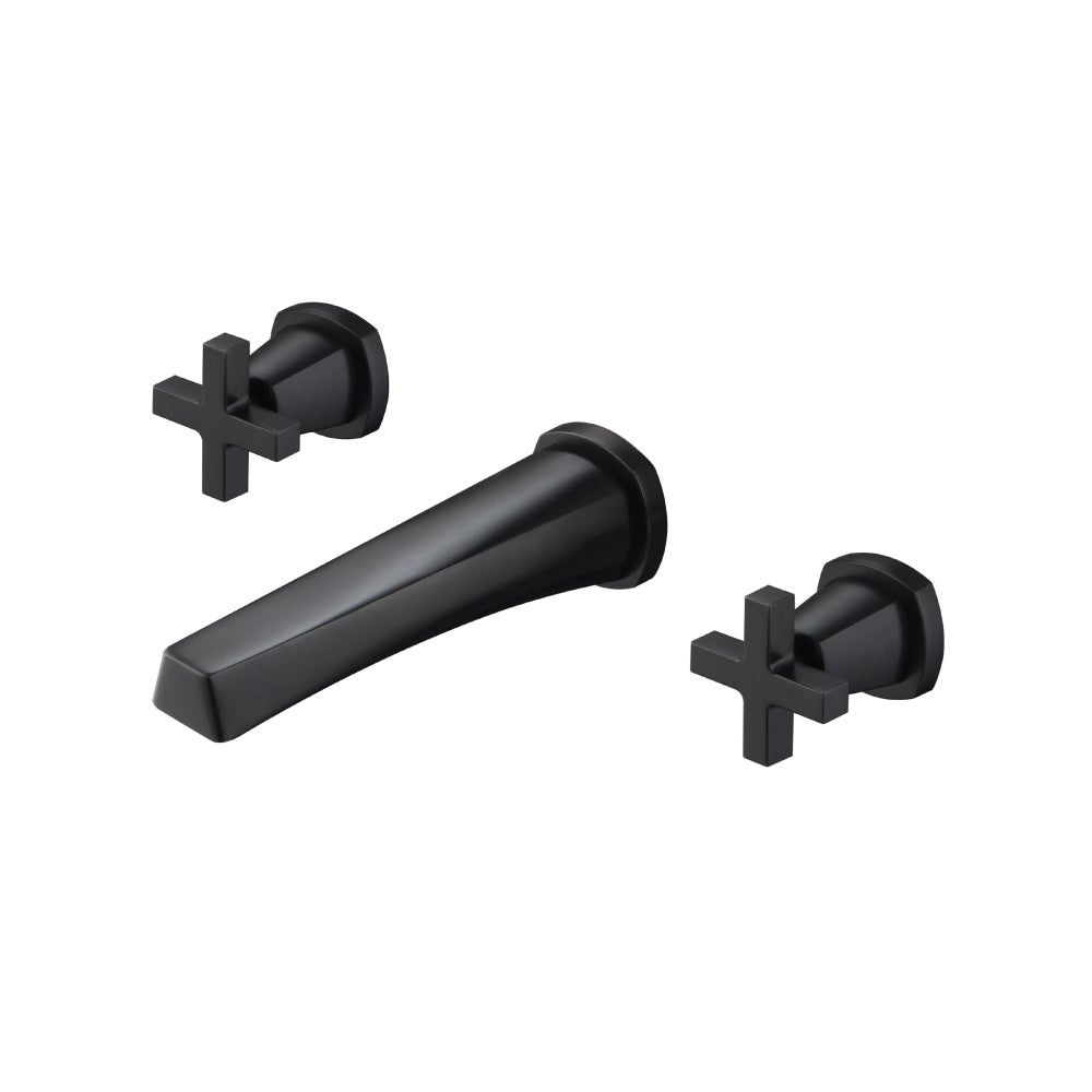 Flusso Serie 240 240.2450 Two Handle Wall Mounted Tub Filler