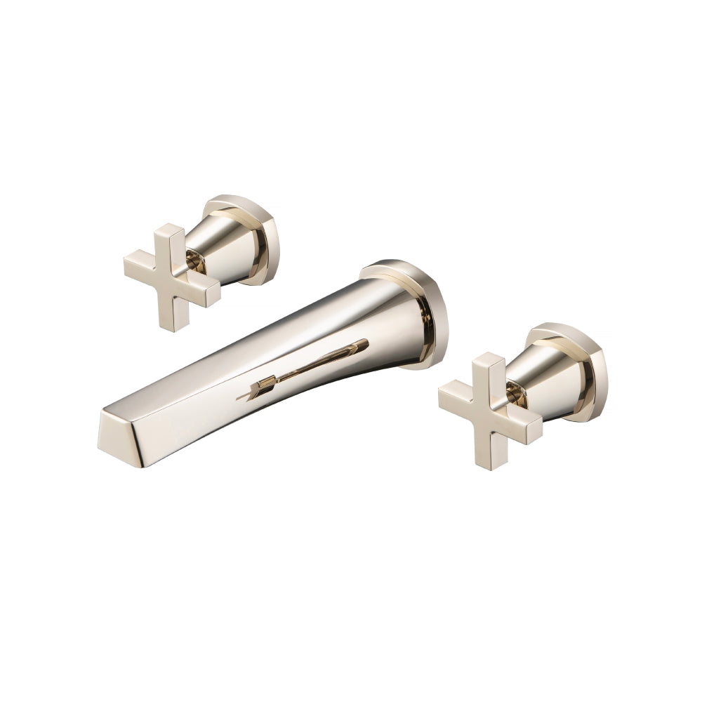 Flusso Serie 240 240.2450 Two Handle Wall Mounted Tub Filler