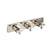 Flusso Serie 240 240.2715T Trim For Horizontal Thermostatic Valve with 2 Volume Controls