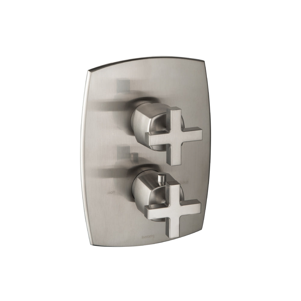Flusso Serie 240 240.4420 3/4 " Thermostatic Valve & Trim - With 2-Way Diverter - 2 Output