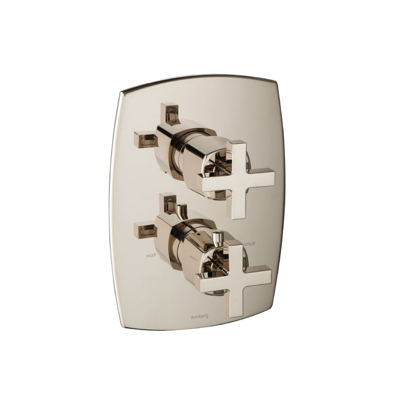 Flusso Serie 240 240.4420 3/4 " Thermostatic Valve & Trim - With 2-Way Diverter - 2 Output