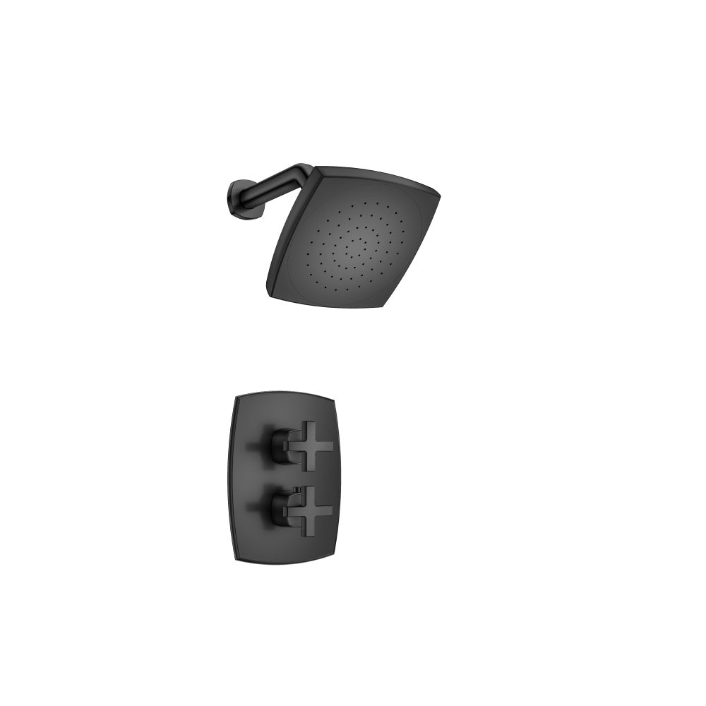 Flusso Serie 240 240.7000 Single Output Shower Set With Shower Head And Arm