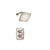 Flusso Serie 240 240.7000 Single Output Shower Set With Shower Head And Arm
