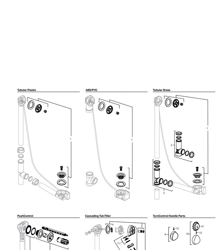 Geberit 240.702.HM.1 Handle Assembly, Solid Brass