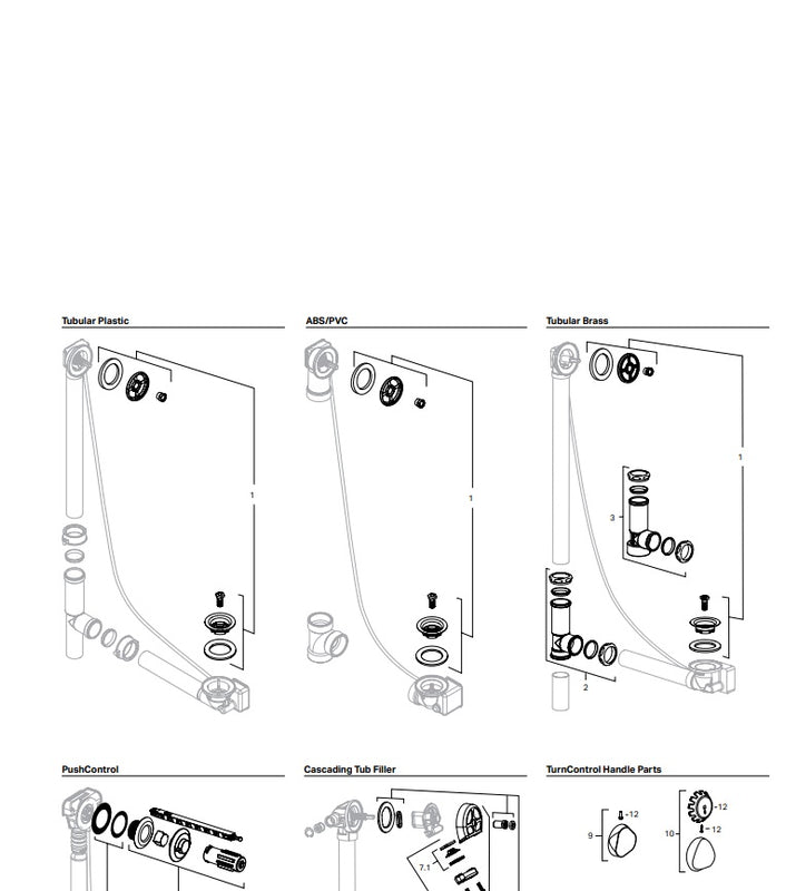 Geberit 240.702.IB.1 Handle Assembly, Solid Brass