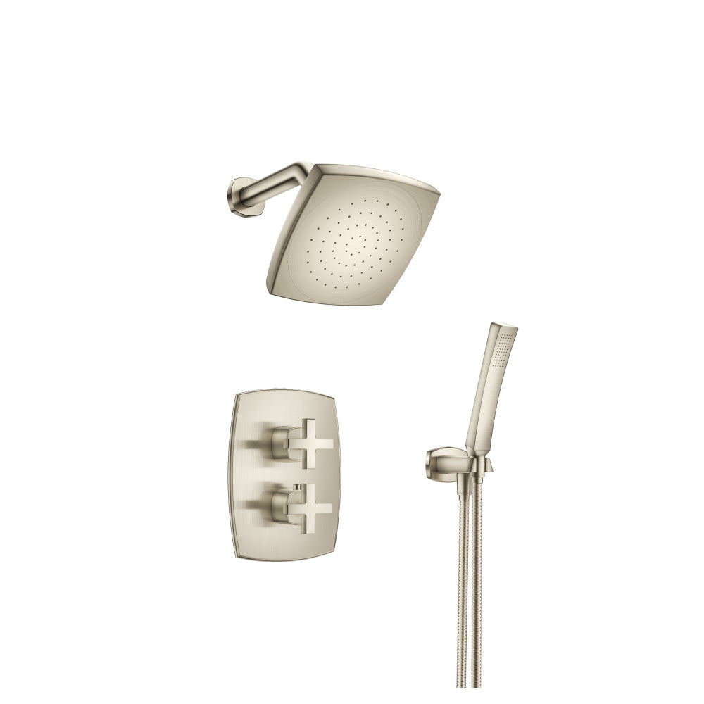 Flusso Serie 240 240.7050 Two Output Shower Set With Shower Head And Hand Held
