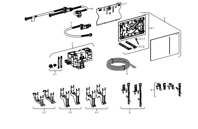 Geberit 243.461.00.1 Hydraulic Servo Lifter, 15-44 Psi (1–3 Bar)