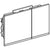 Geberit 243-118 Actuator Plate Omega60 For Dual Flush - Parent