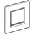 Geberit 243-270 Actuator Plate Type 30 For Urinal Flush Control With Pneumatic Flush Actuation - Parent