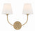 Crystorama 2442-OP Libby Langdon for Crystorama Sylvan 2 Light Bathroom Vanity