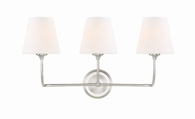 Crystorama 2443-OP Libby Langdon for Crystorama Sylvan 3 Light Bathroom Vanity