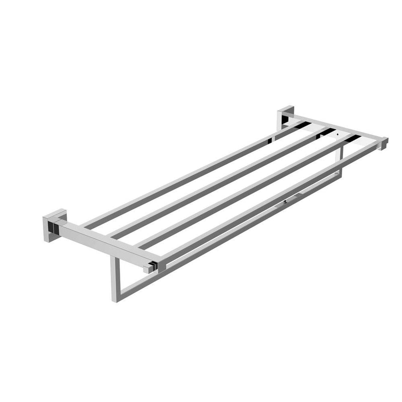Kartners 248442 London Towel Shelf With Towel Bar 24" - Parent