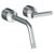 Watermark 25-1.2-IN14 Urbane Wall Mounted 2 Hole Lavatory Set With 8 3/4" Spout