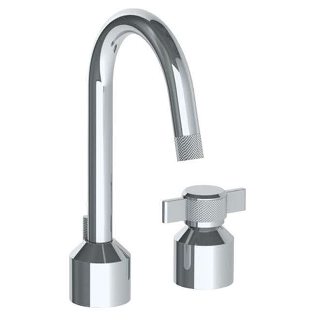 Watermark 25-1.3G-IN16 Urbane Deck Mounted 2 Hole Lavatory Set With Gooseneck Spout