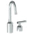 Watermark 25-1.3GX-IN14 Urbane Deck Mounted 2 Hole Extended Lavatory Set With Gooseneck Spout