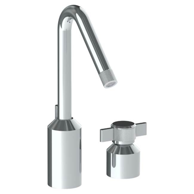 Watermark 25-1.3X-IN16 Urbane Deck Mounted 2 Hole Extended Lavatory Set With Angled Spout