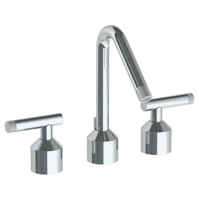 Watermark 25-2-IN14 Urbane Deck Mounted 3 Hole Lavatory Set With Angled Spout