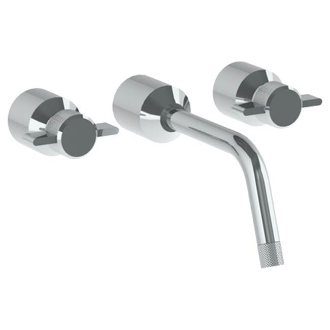 Watermark 25-2.2-IN16 Urbane Wall Mounted 3 Hole Lavatory Set With 8 3/4" Spout