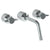 Watermark 25-2.2-IN16 Urbane Wall Mounted 3 Hole Lavatory Set With 8 3/4" Spout