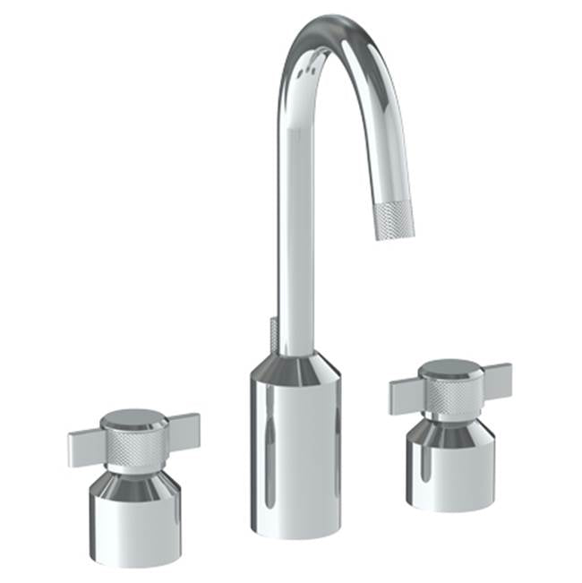 Watermark 25-2GX-IN16 Urbane Deck Mounted 3 Hole Extended Lavatory Set With Gooseneck Spout - Parent