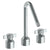 Watermark 25-7-IN16 Urbane Deck Mounted 3 Hole Kitchen Set With Angled Spout
