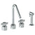 Watermark 25-7.1-IN16 Urbane Deck Mounted 4 Hole Kitchen Set With Angled Spout - Includes Side Spray