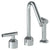 Watermark 25-7.1.3A-IN14 Urbane Deck Mounted 3 Hole Kitchen Set With Angled Spout- Includes Side Spray - Parent