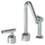 Watermark 25-7.1.3A-IN14 Urbane Deck Mounted 3 Hole Kitchen Set With Angled Spout- Includes Side Spray