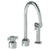 Watermark 25-7.1.3GA-IN16 Urbane Deck Mounted 3 Hole Kitchen Set With Gooseneck Spout- Includes Side Spray