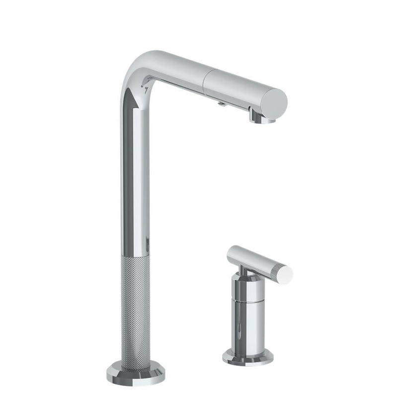 Watermark 25-7.1.3P1-IN14V Deck Mounted 2 Hole Square Top Kitchen Faucet With Pull Out Spray - Parent