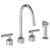 Watermark 25-7.1G-IN14 Urbane Deck Mounted 4 Hole Kitchen Set With Gooseneck Spout - Includes Side Spray - Parent