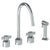Watermark 25-7.1G-IN16 Urbane Deck Mounted 4 Hole Kitchen Set With Gooseneck Spout - Includes Side Spray - Parent