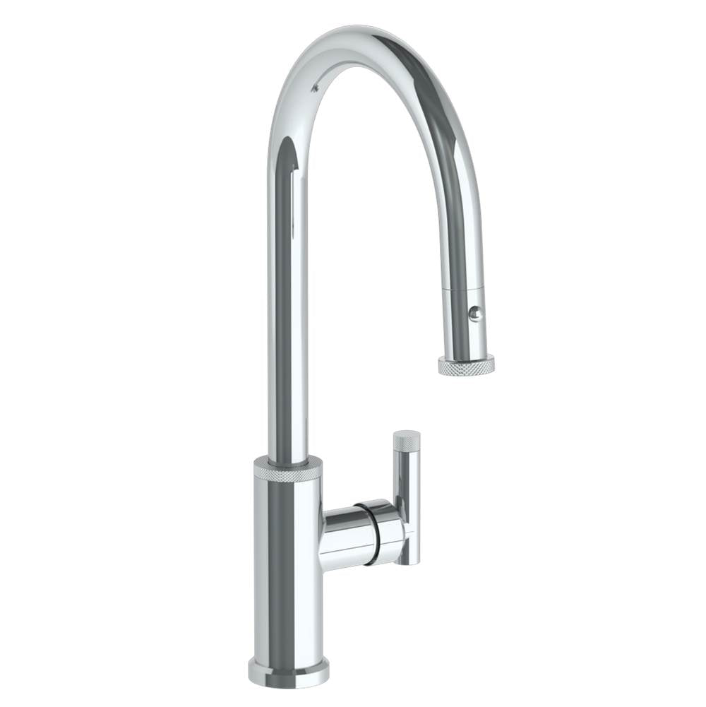 Watermark 25-7.3PG2-IN14 Deck Mounted 1 Hole Gooseneck Kitchen Faucet With Pull Down Spray - High Spout - Parent