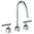Watermark 25-7G-IN14 Urbane Deck Mounted 3 Hole Kitchen Set With Gooseneck Spout