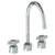 Watermark 25-7G-IN16 Urbane Deck Mounted 3 Hole Kitchen Set With Gooseneck Spout