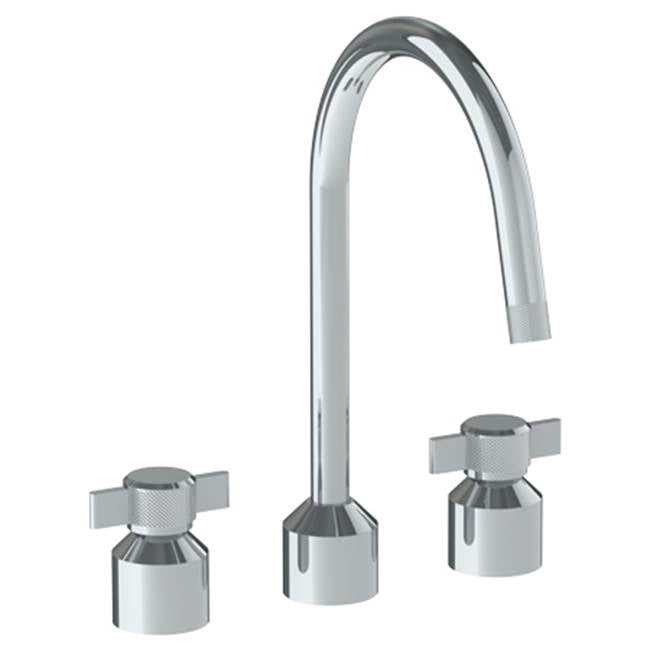 Watermark 25-7G-IN16 Urbane Deck Mounted 3 Hole Kitchen Set With Gooseneck Spout