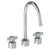 Watermark 25-7G-IN16 Urbane Deck Mounted 3 Hole Kitchen Set With Gooseneck Spout
