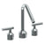 Watermark 25-8-IN14 Urbane Deck Mounted 3 Hole Bath Set With Angled Spout