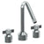 Watermark 25-8-IN16 Urbane Deck Mounted 3 Hole Bath Set With Angled Spout - Parent