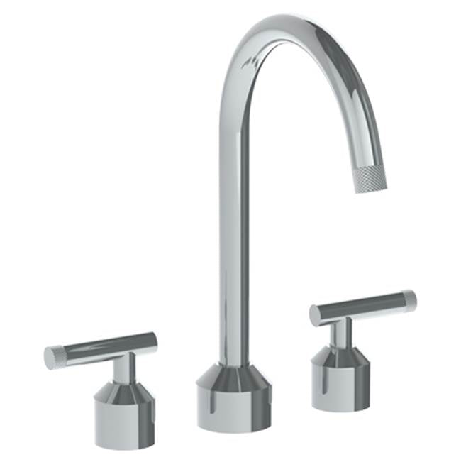 Watermark 25-8G-IN14 Urbane Deck Mounted 3 Hole Bath Set With Gooseneck Spout